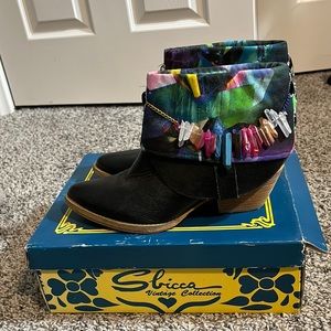 Sbicca vintage collection upcycled boots. Size 8.5